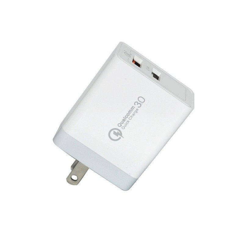 Dual USB mobile phone charger qc3.0 + 2.4a chargin...