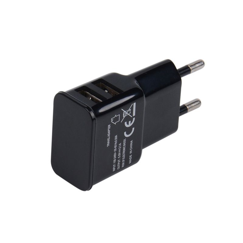 Dual port charger 5v2.1a charger is suitable for Samsung n7100 charging head, American Standard and European standard n7100
