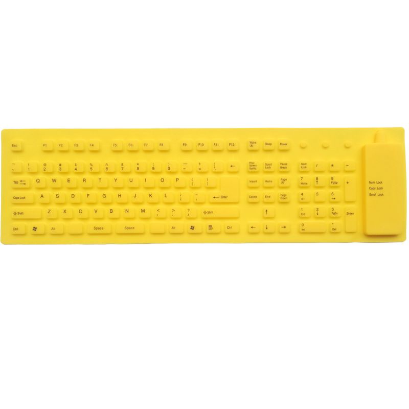 Factory direct silicone game keyboard spot industrial waterproof computer external classic 109 customized mechanical keyboard 