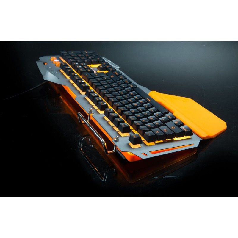 Pk-920 wired desktop notebook backlight mechanical handle metal luminescent chicken eating game computer keyboard