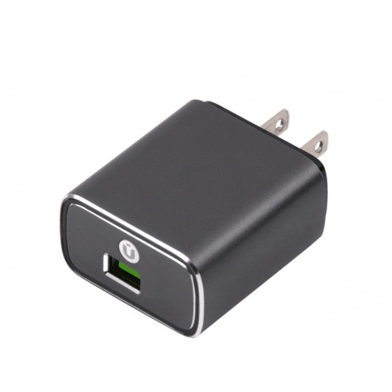 Aluminum alloy travel charge qc3.0 high pass certification 18W high power fast charging head power adapter fast charging