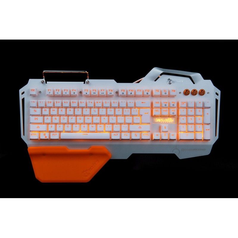 Pk-920 wired desktop notebook backlight mechanical handle metal luminescent chicken eating game computer keyboard