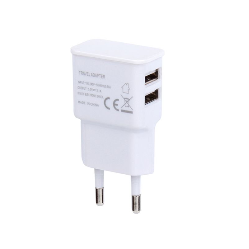 Dual port charger 5v2.1a charger is suitable for Samsung n7100 charging head, American Standard and European standard n7100