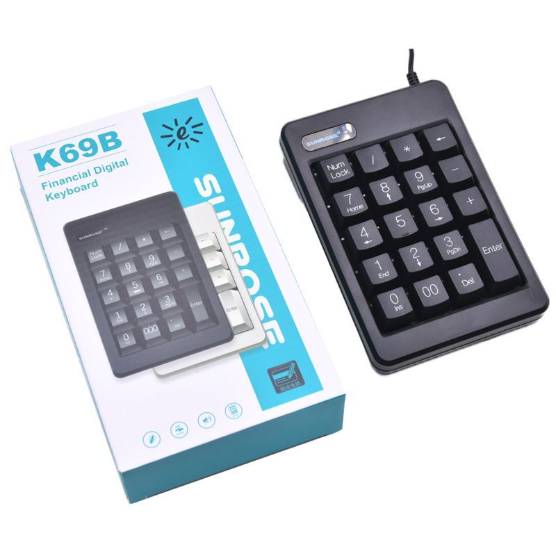 K69b numeric keyboard financial supermarket dedicated keyboard 19 key numeric keyboard 