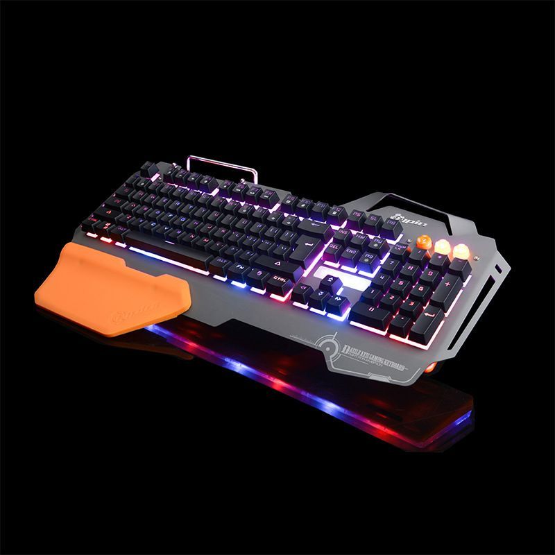 Pk-920 wired desktop notebook backlight mechanical handle metal luminescent chicken eating game computer keyboard