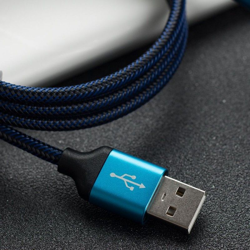 Customized direct supply fishing silk knitting data line Android data line typec data line supports fast charging line