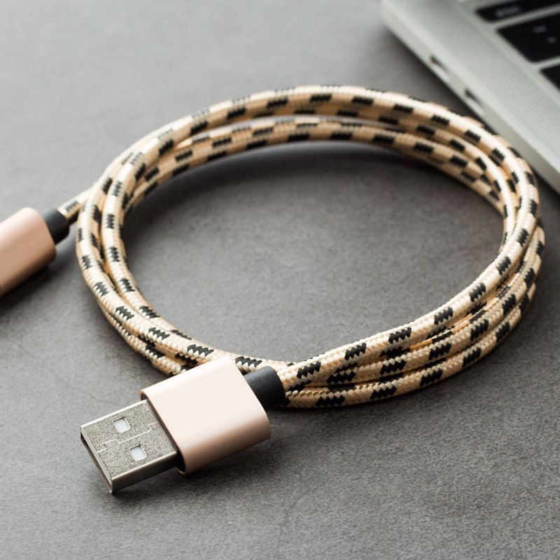 Dragon weave data cable is suitable for Apple mobile phone charging cable and Android micro USB fast charging cable