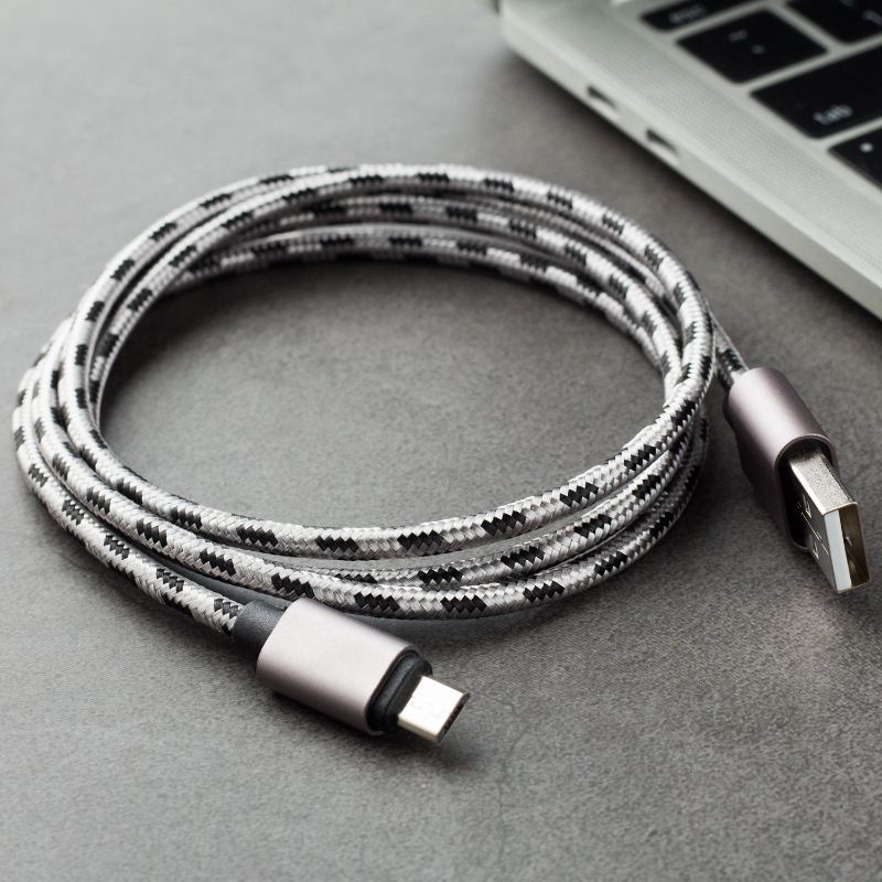Dragon weave data cable is suitable for Apple mobile phone charging cable and Android micro USB fast charging cable