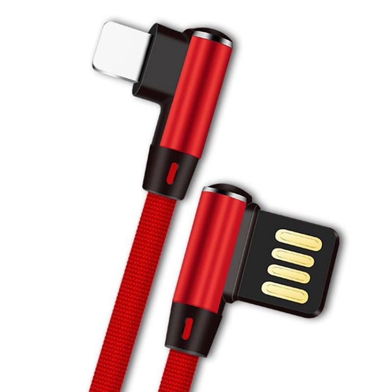 Suitable for Apple x mobile phone charging cable 5S / 6 / 7plus fast charging USB power cable iPhone 8 elbow data cable