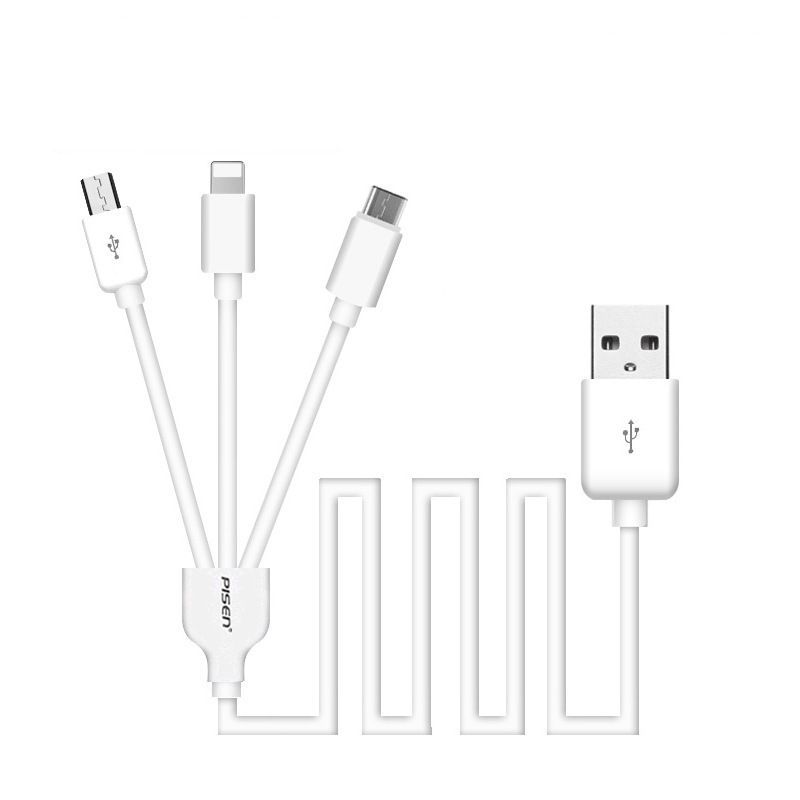 Three in one data cable Android type-c5s / 6S / 7 Apple 3 in 1 charger cable