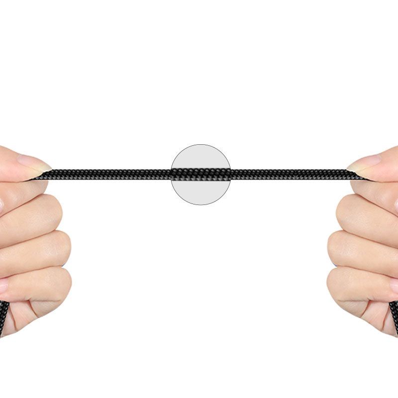 It's suitable for Android and apple to weave one drag three data cable fast charging three in one type charging cable