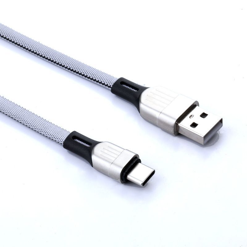 Suitable for Android Huawei Xiaomi type C zinc alloy data cable micro USB fast charging cable manufacturer