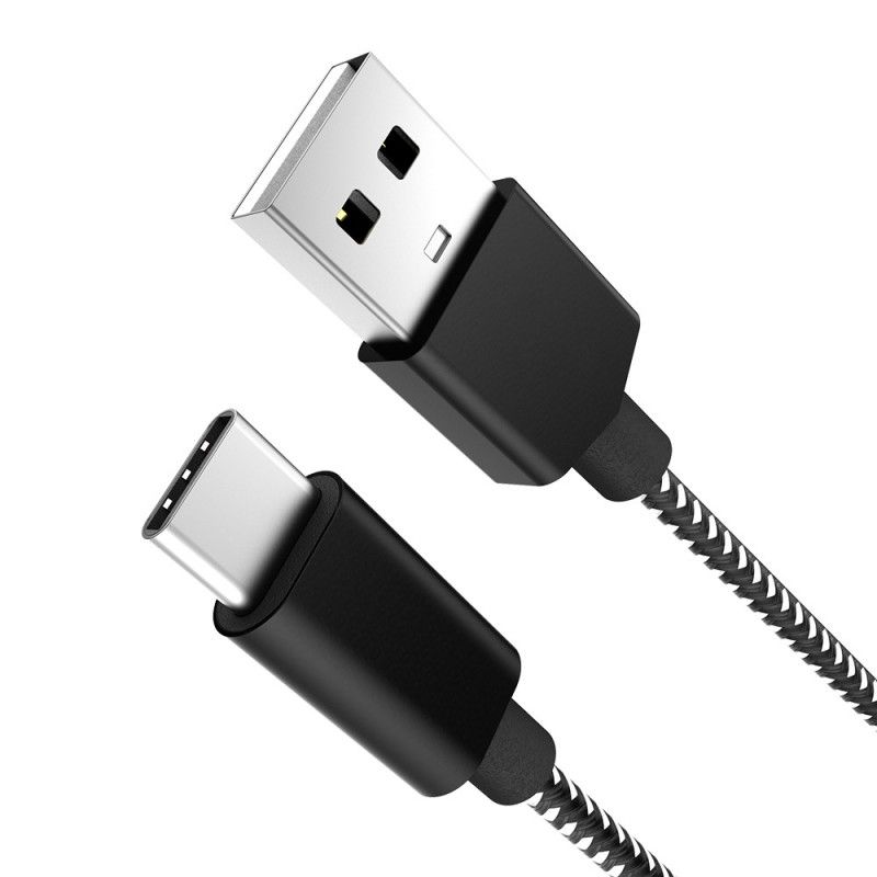 3M data cable extended typec red black nylon woven...
