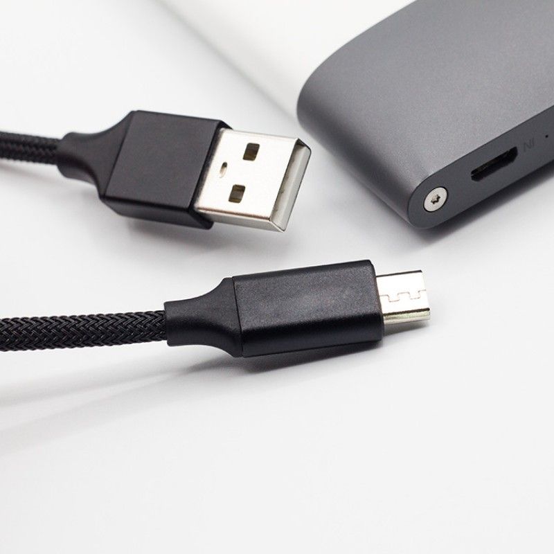 20cm power bank charging line is suitable for Apple Huawei Android type-C mobile power supply short line data line