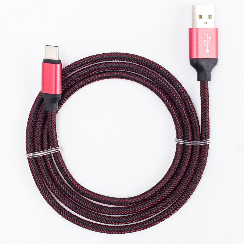 Customized direct supply fishing silk knitting data line Android data line typec data line supports fast charging line