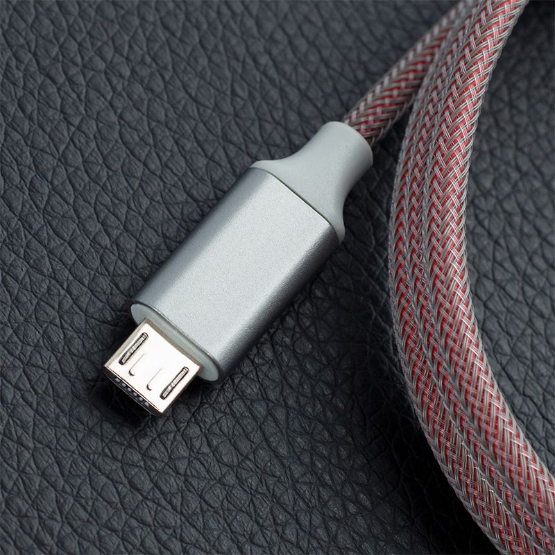 Customized double woven fishing net data cable 1m 2m 3M extended charging cable mobile data cable supports fast charging
