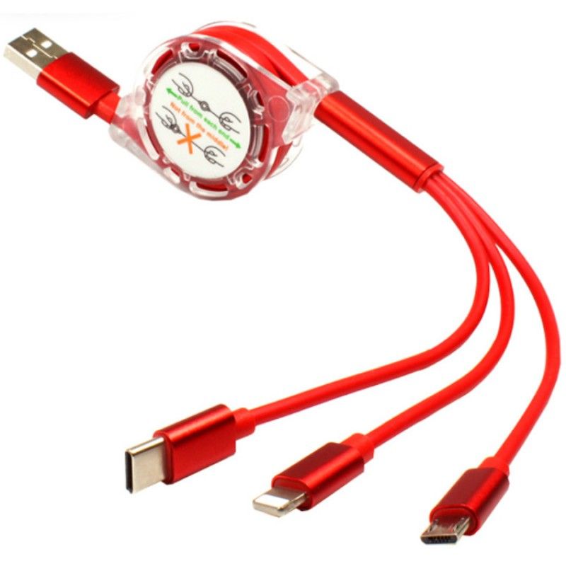 Android type-C three in one mobile phone charging ...