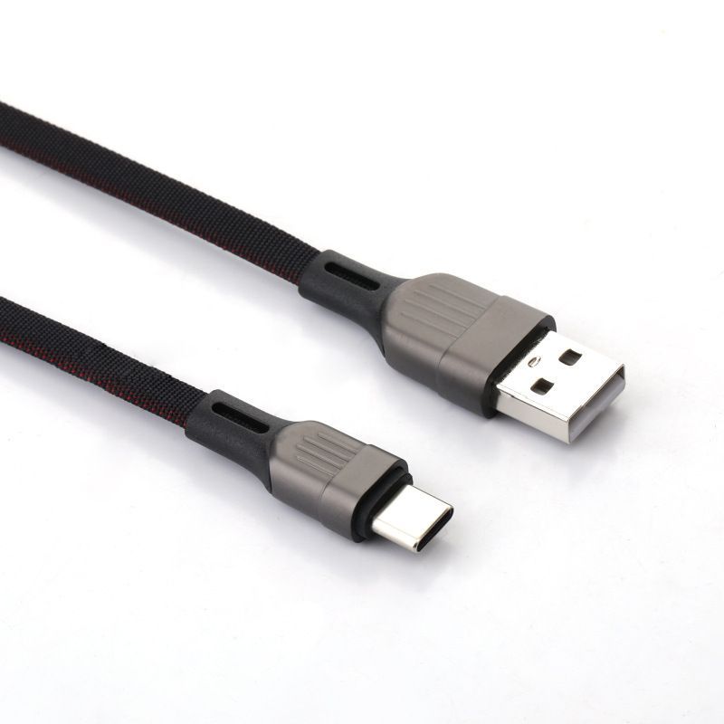 Suitable for Android Huawei Xiaomi type C zinc alloy data cable micro USB fast charging cable manufacturer