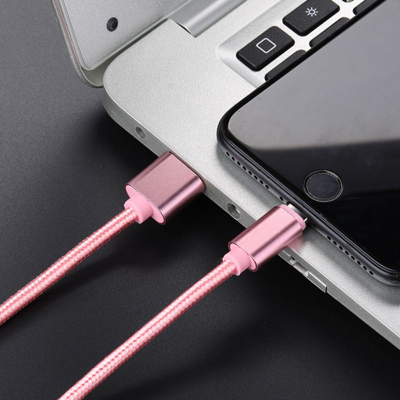 Android data cable Nylon Braided charging cable is...