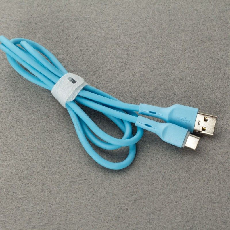 Antifreezing liquid silicone USB data cable skin sense charging wire is suitable for Apple micorusbtypec fast charging