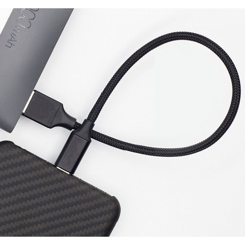 20cm power bank charging line is suitable for Apple Huawei Android type-C mobile power supply short line data line