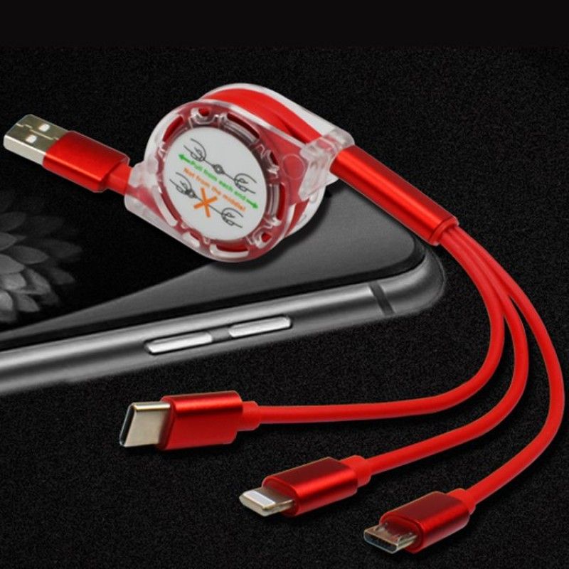 Android type-C three in one mobile phone charging cable creative gift customization logo