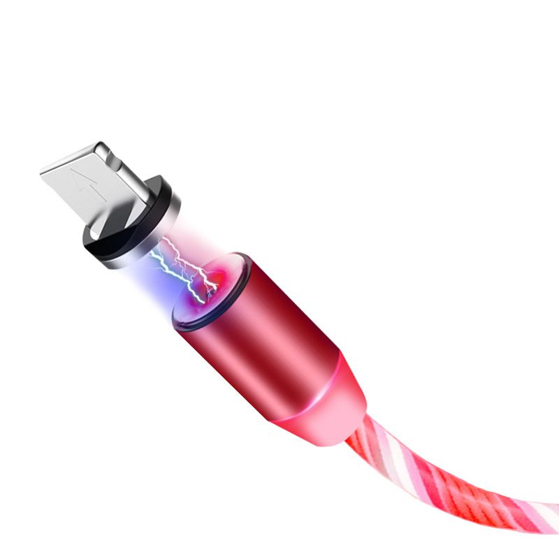 Super fast charging magnetic streamer data cable is suitable for Apple Android type-C luminous magnetic data cable