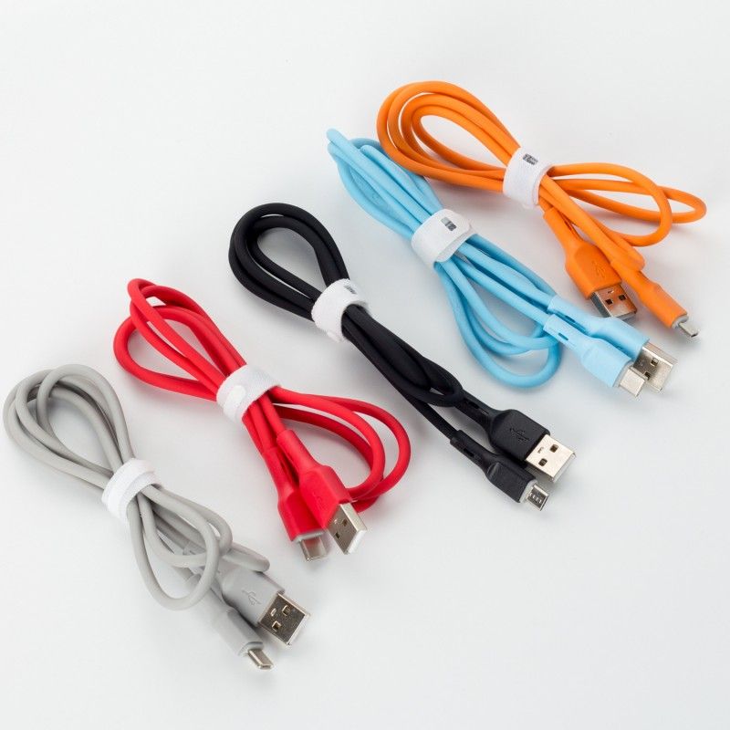 Antifreezing liquid silicone USB data cable skin s...