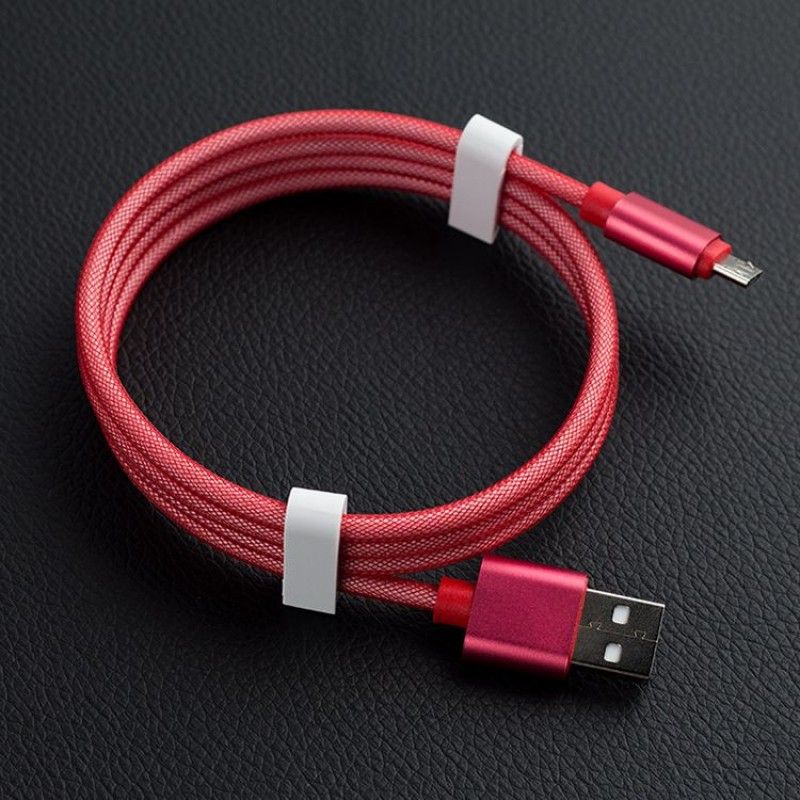 Factory wholesale roughened fishing net data line 8pin data line Android data line type-c2a fast charging line
