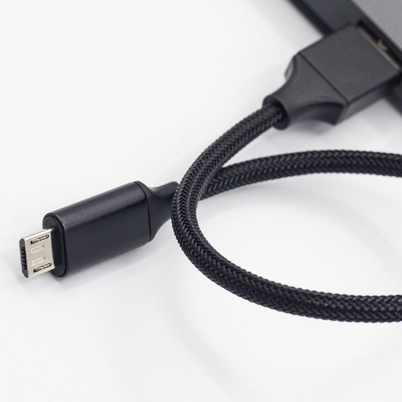 Power bank data cable data cable short line fishing net LETV type-C Android mobile power portable charging cable
