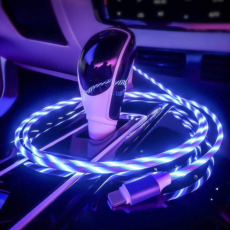 Metal streamer data cable is suitable for Apple An...