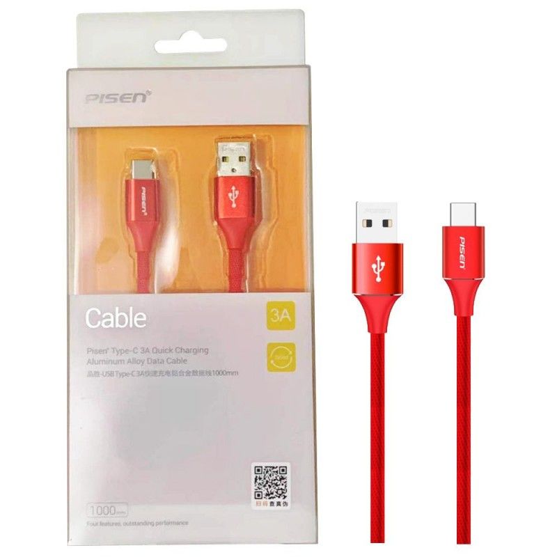 Type-C braided data cable 3A fast charging aluminum alloy charger cable mate9 glory P10 Xiaomi 8