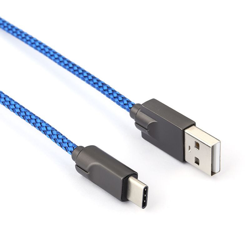 The new zinc alloy data cable is suitable for Apple Android type-C smart power off fast charging mobile phone charging cable