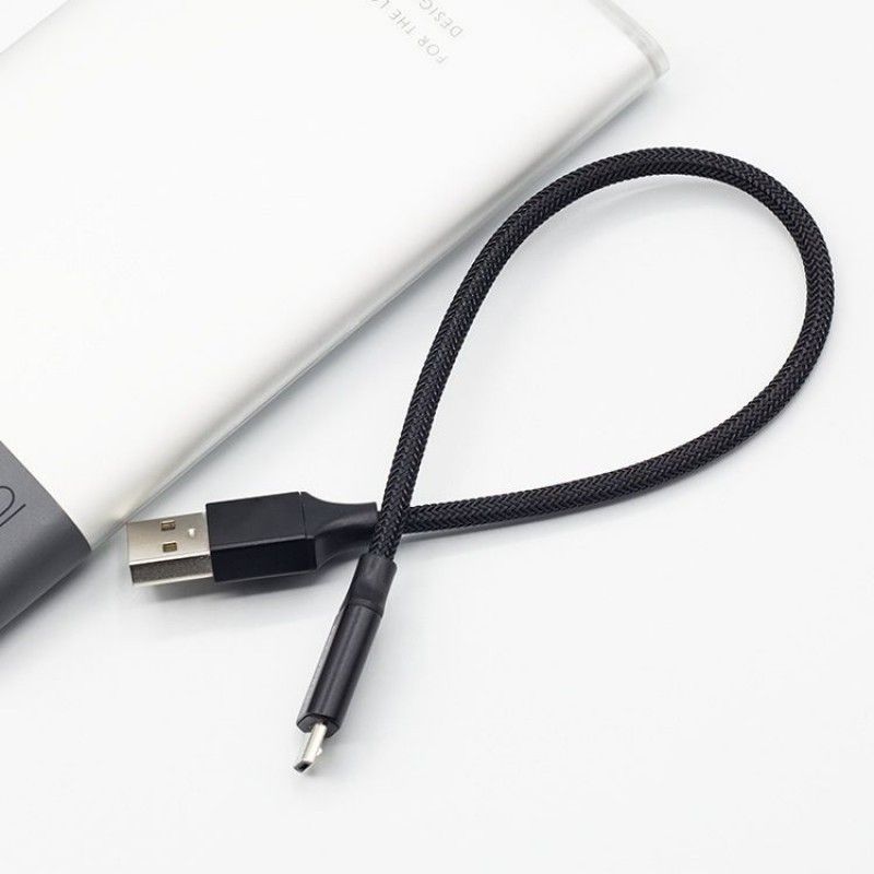 Power bank data cable data cable short line fishing net LETV type-C Android mobile power portable charging cable