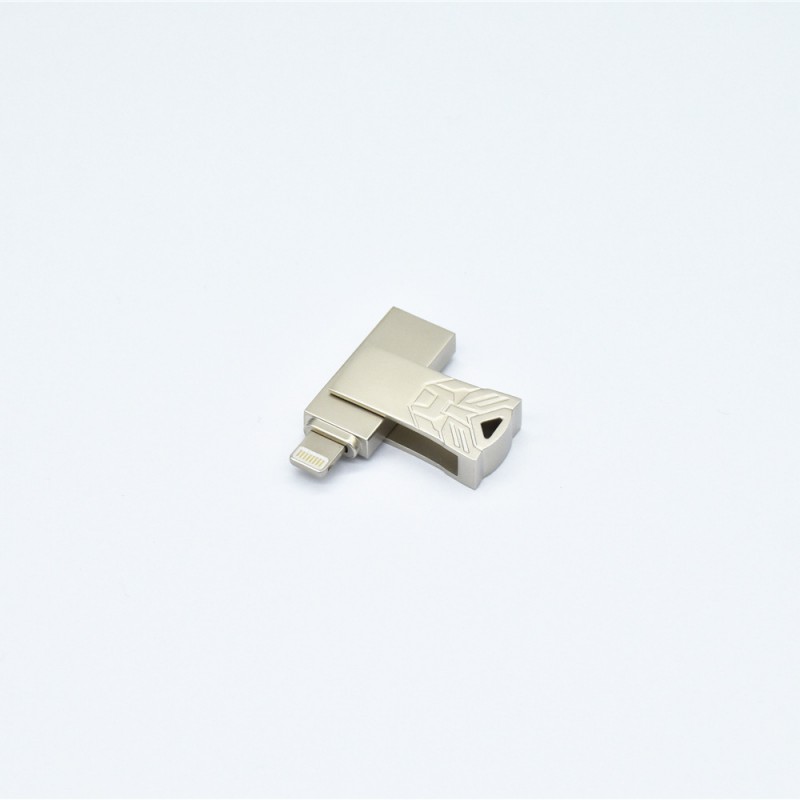 Factory direct selling is applicable to Pingguo mobile phone USB flash drive, transformer smart Mini USB drive and high-speed expansion USB