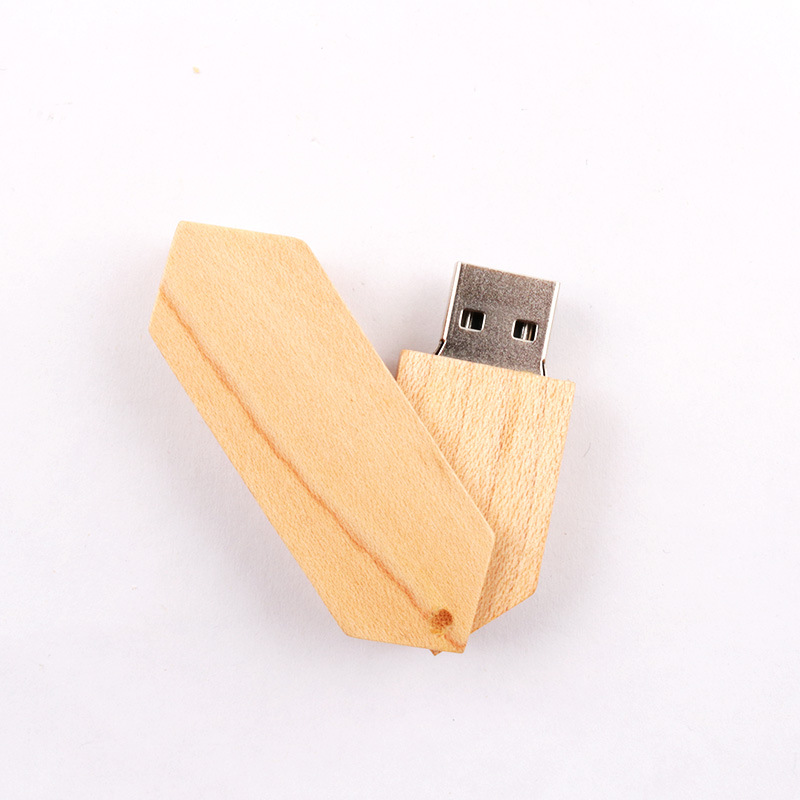 Triangle USB flash disk wholesale logo business gift USB flash disk original woodiness girl cute USB flash disk manufacturer best-selling USB flash disk