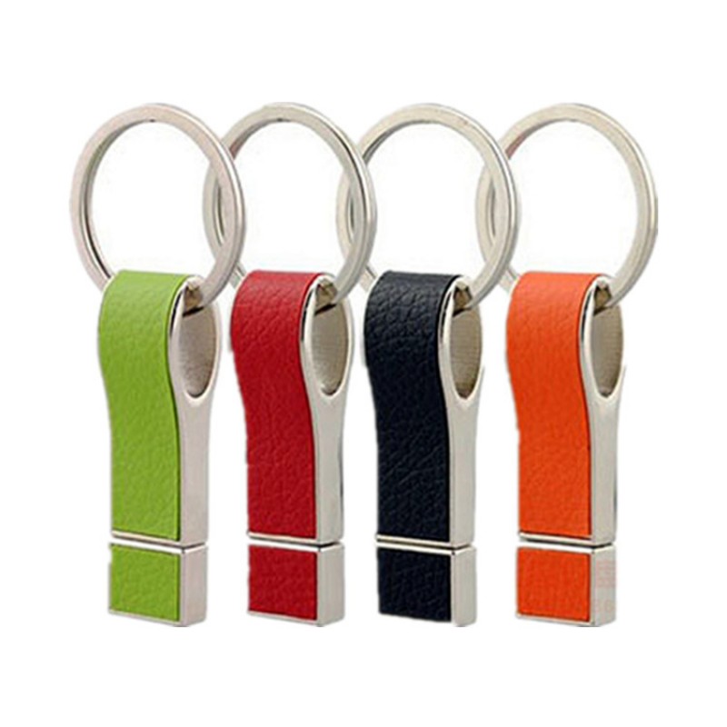 Leather case USB flash disk high-end business gift USB flash disk metal USB flash disk whistle USB flash disk key chain USB flash disk