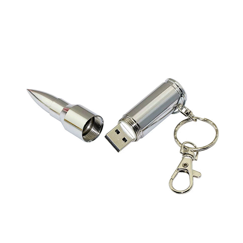 USB flash disk wholesale high-speed simulation metal bullet business creativity USB flash disk metal gift USB flash disk