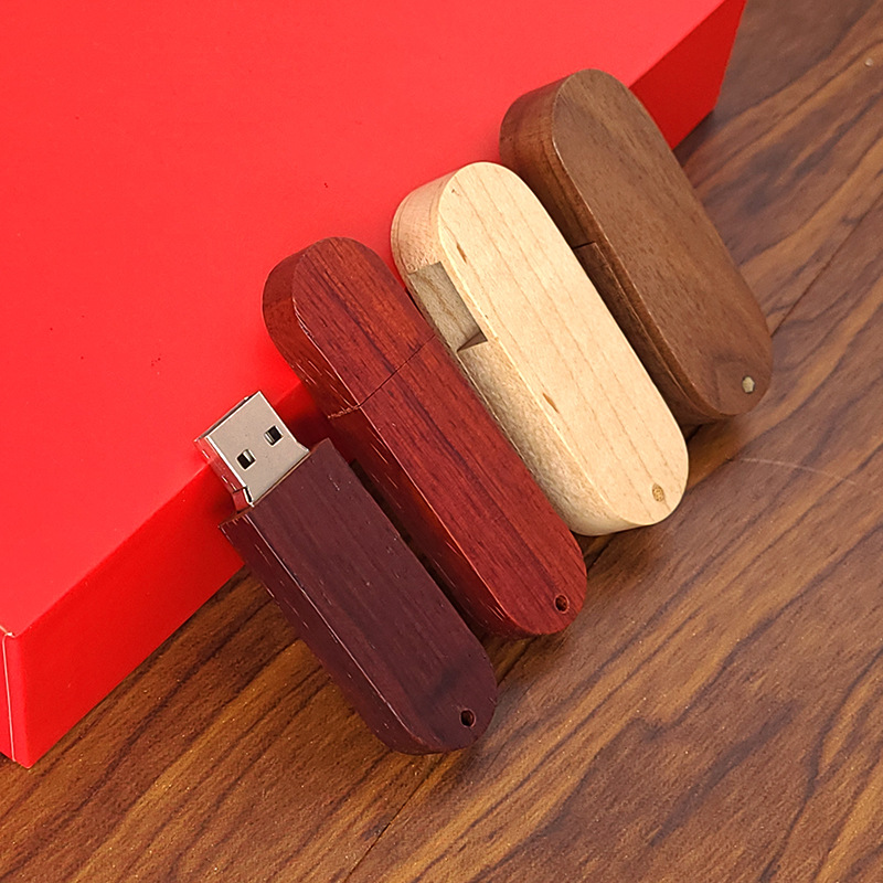 U-disk wholesale solid wood large capacity 128G personalized gift printing logo vehicle USB flash disk high-speed 64g for bidding