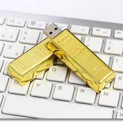 USB flash disk manufacturer wholesale gold bar gif...