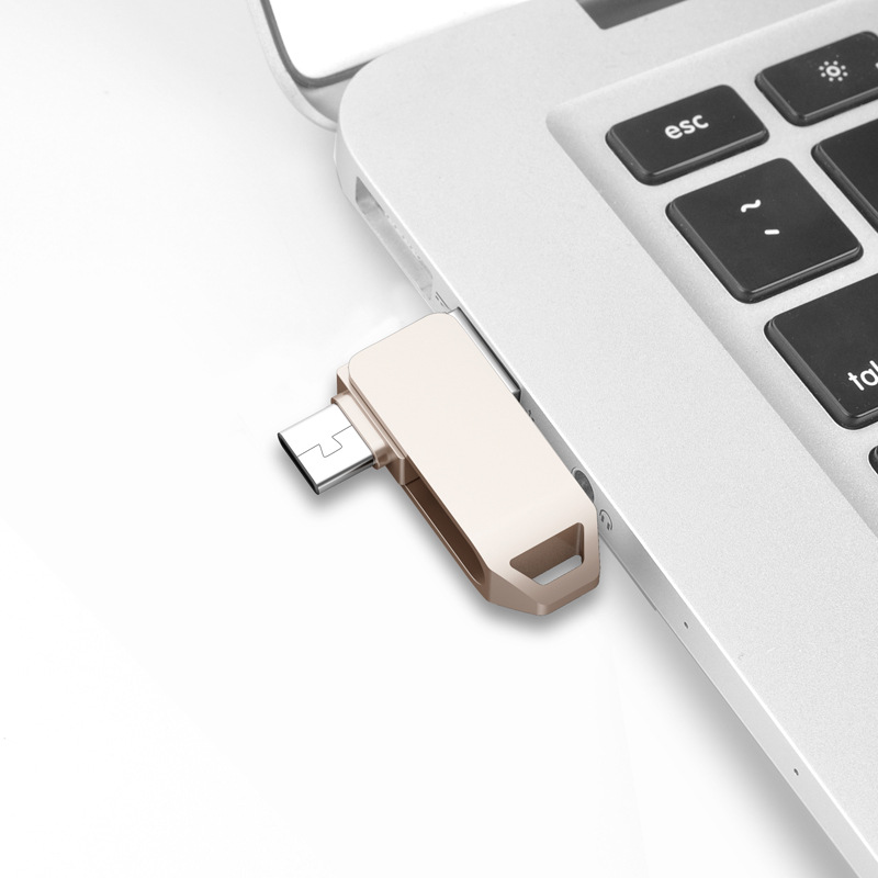 Tpye-c mobile phone U disk / usb3 0 three in one Android typec metal U disk 32GB gift U disk 