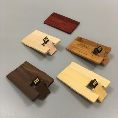 Wood card U disk 32g business card type wood U dis...