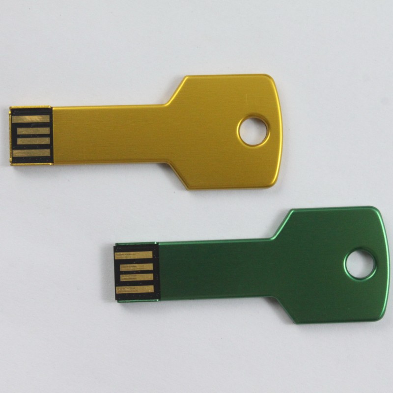 Metal key U disk key shape gift U disk engraving customer logo printing customer logo