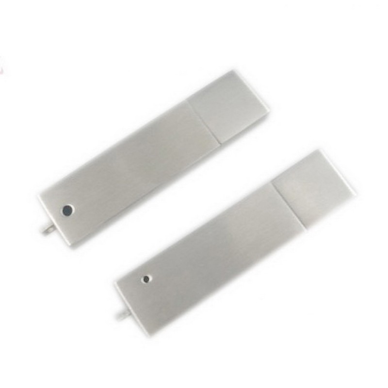 Factory wholesale metal U-disk 8g16g32g64g lock screw with cover stainless steel U-disk engraving logo