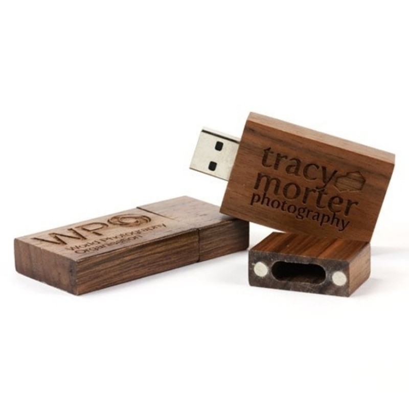 Manufacturer direct selling wooden USB flash disk laser printing logo commemorative gift USB flash disk office supplies 32GB