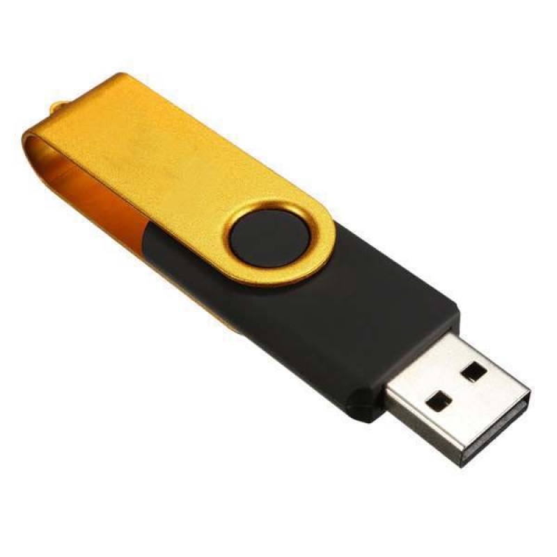 USB2 with black shell and gold oxide clip 016gb memory USB flash disk i075597a2