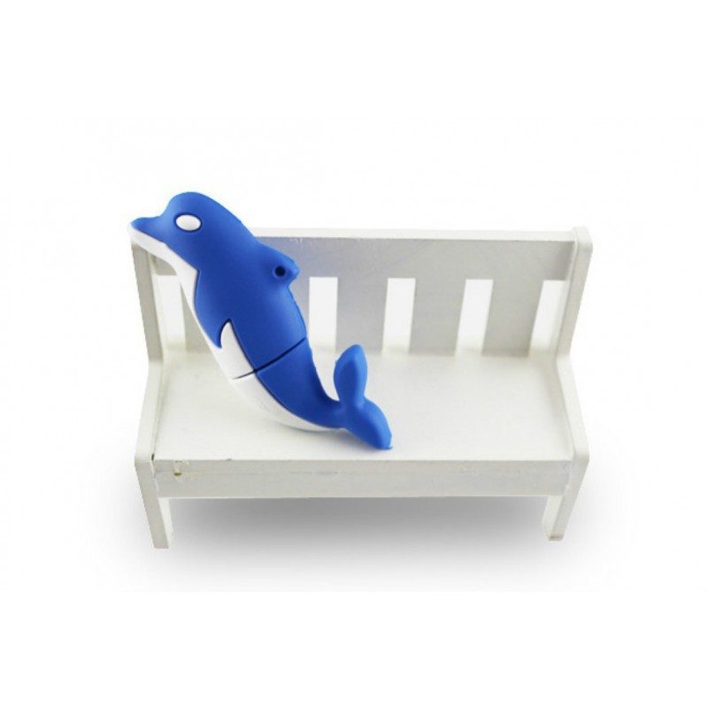 Manufacturer wholesale cartoon dolphin USB flash disk marine animal USB flash disk Mini creative logo8g gift USB flash disk