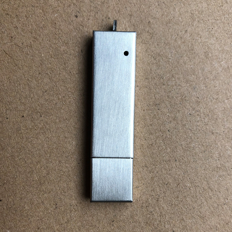 Factory wholesale metal U-disk 8g16g32g64g lock screw with cover stainless steel U-disk engraving logo