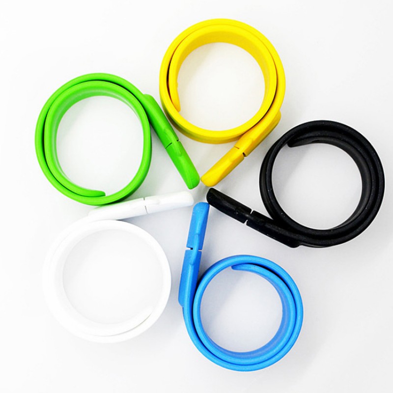 Silicone snap band U disk wholesale customized bracelet bracelet U disk men's and women's wrist band fashion U disk customized logo