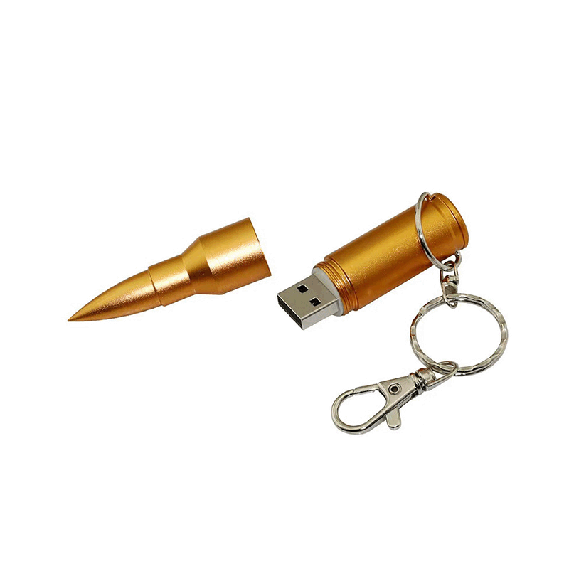 USB flash disk wholesale high-speed simulation metal bullet business creativity USB flash disk metal gift USB flash disk
